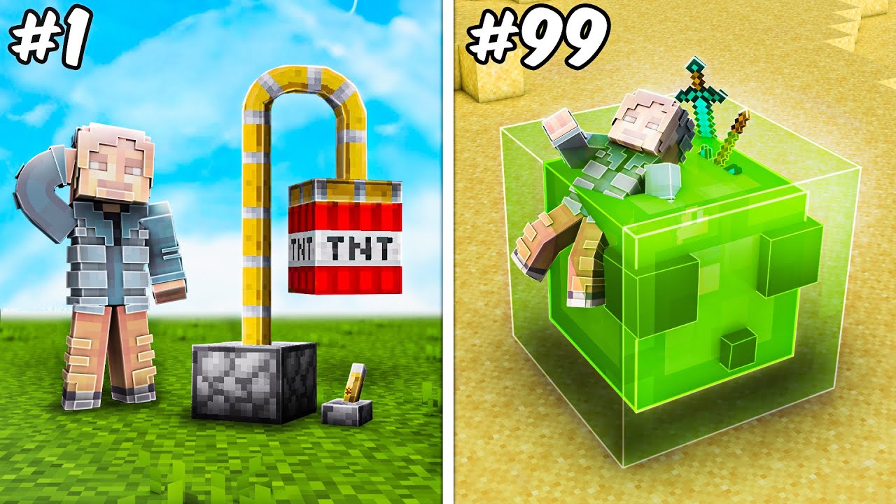 Ich teste 100 EXPERIMENTE in MINECRAFT die du kennen musst!