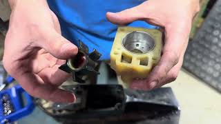 How to Change Water pump on a 2007 Mercury EFI 25hp 4 Stroke Outboard