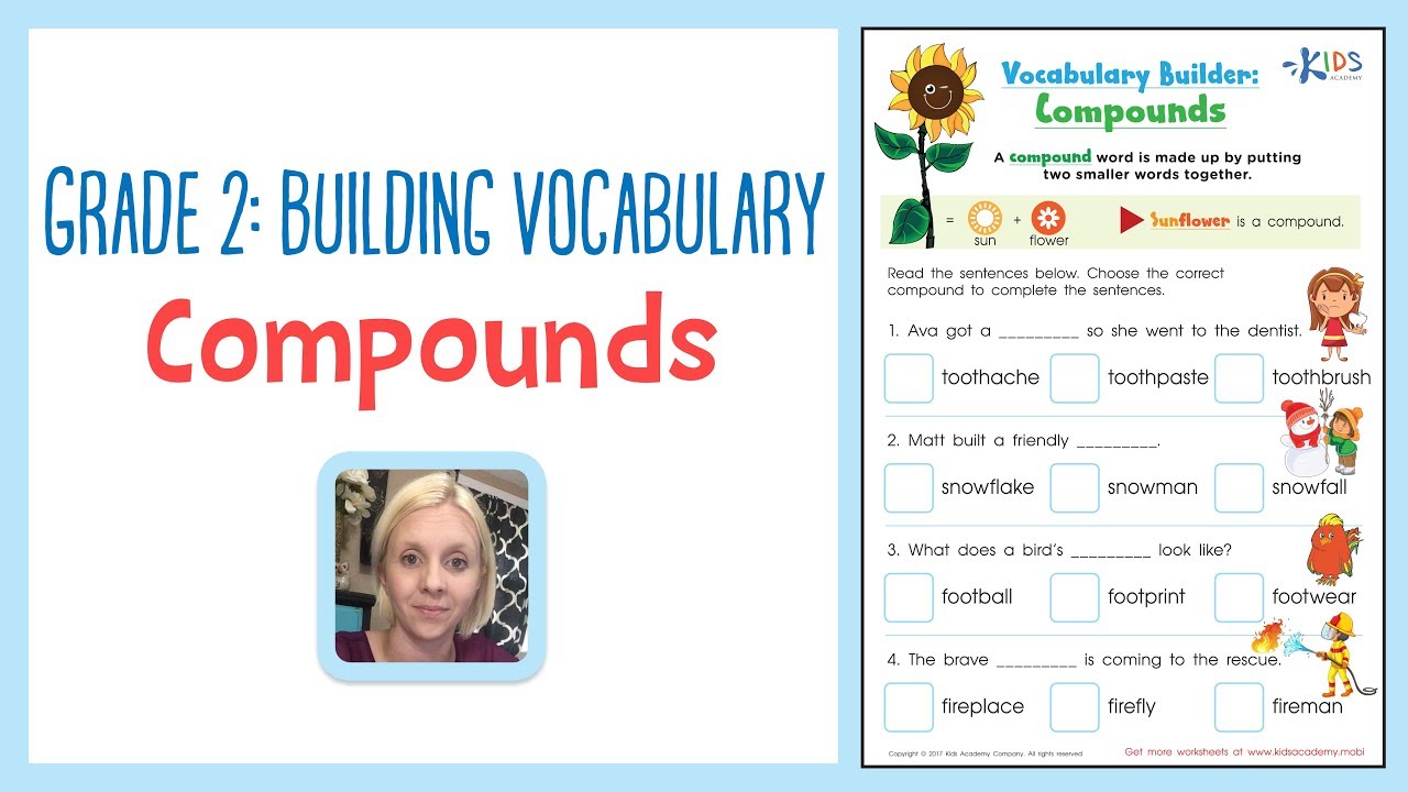 Grade 2: Building Vocabulary - Compounds | Kids Academy