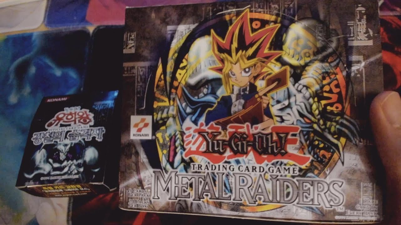 VINTAGE Yu-Gi-Oh Metal Raider Booster Box Opening 2002 遊戯王 Korean OCG