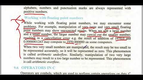 ICS Lecture 21 || Cancellation Error || Overflow and Underflow