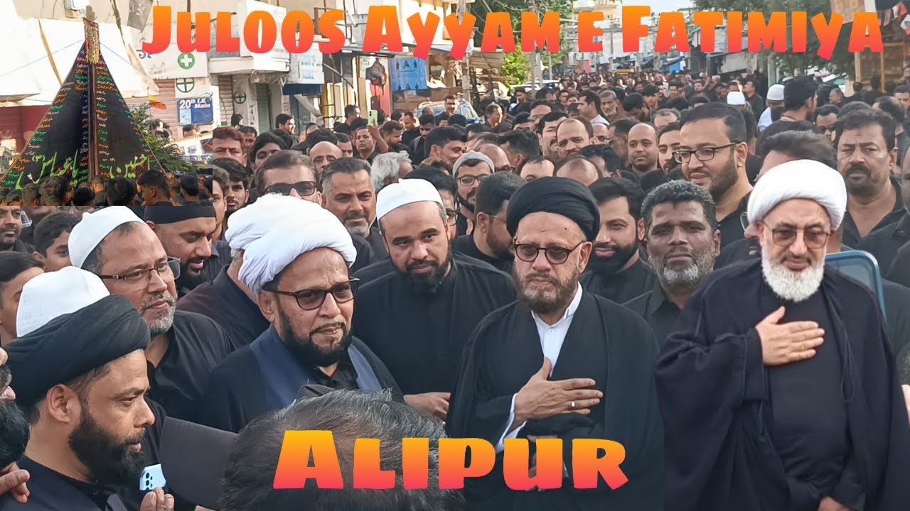 Juloos Ayyam e Fatimiya 13 Jamadi ul Awal (2025) Daruz Zahera to Maidaan e Karbala Alipur Karnataka