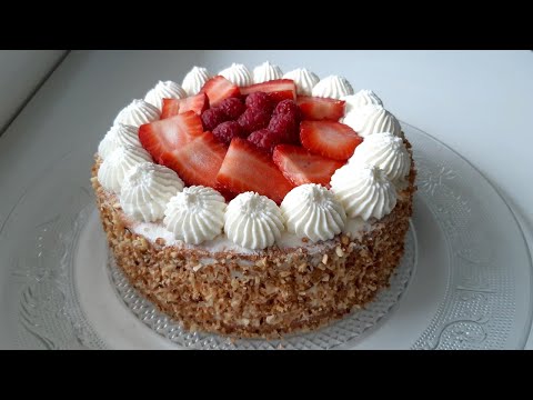 Vidéo: Gâteau à La Crème Aux Fraises Et à La Mandarine