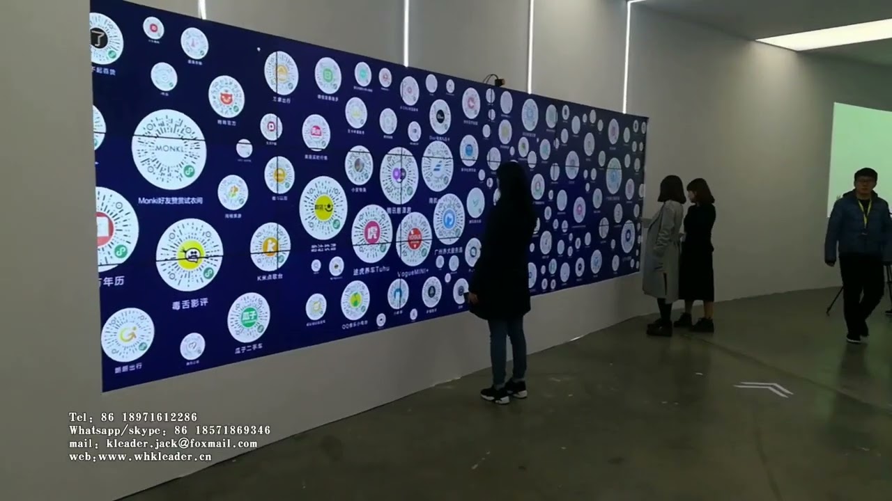 Revolutionize Your Space with an Interactive Digital Wall-Multi-Touch LED Display & Radar Technology