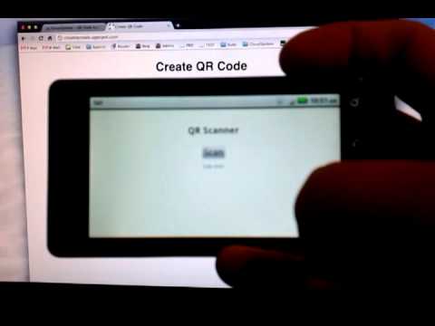 CloudSpokes QR Code Scanner w/ PhoneGap for Android