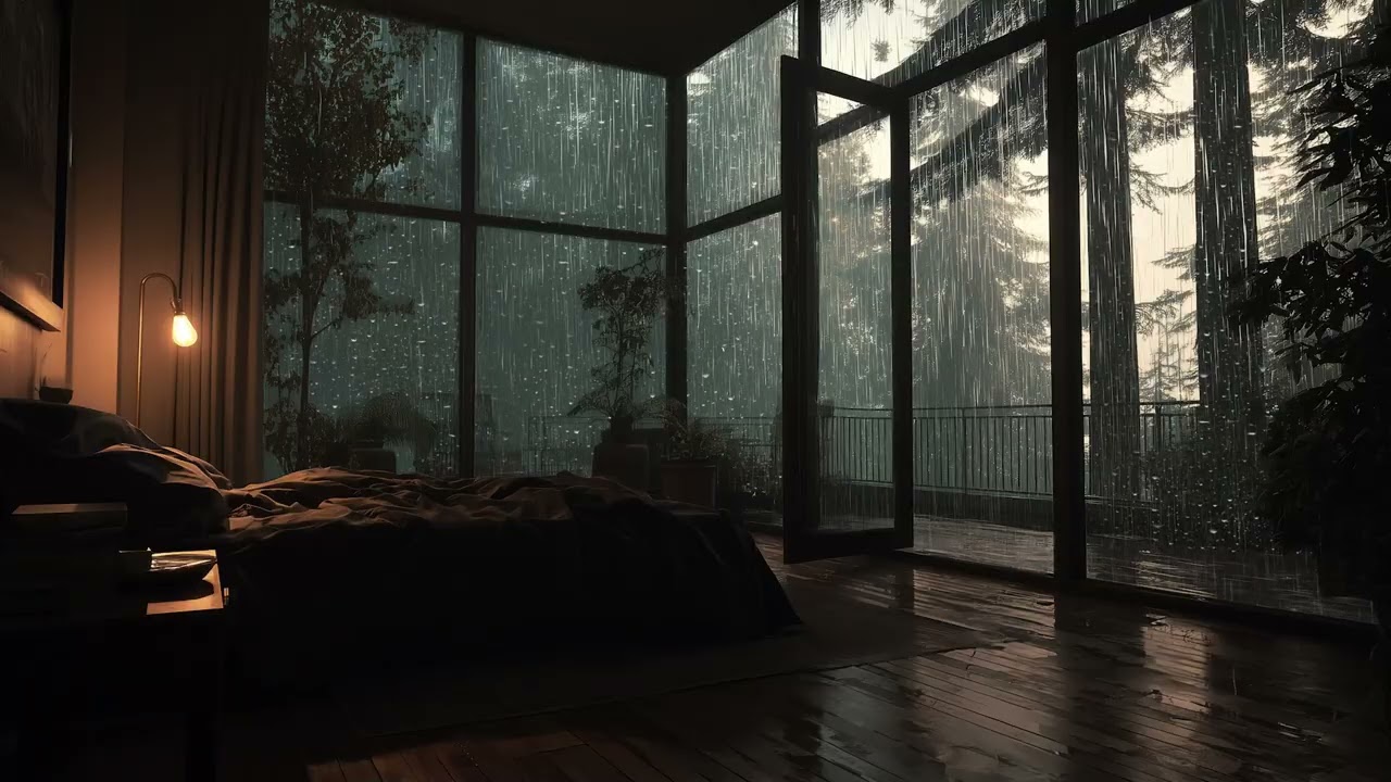 3 Hours Soothing Rain & Ambient Music – Deep Rest & Stress Relief