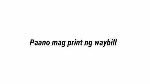 PAANO MAG PRINT NG WAYBILL SA SHOPEE | SAAN MAKIKITA ANG WAYBILL | #SHOPEE