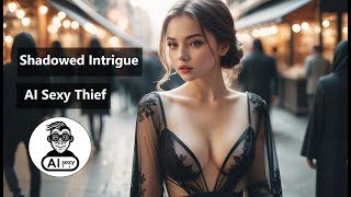 Ai Sexy|Beautiful Ai Girl Lookbook|Shadowed Intrigue: The Enigmatic Wanderer Of The Marketplace!-P2