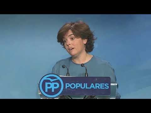 Soraya Sáenz de Santamaría gana la primera vuelta de las primarias del PP