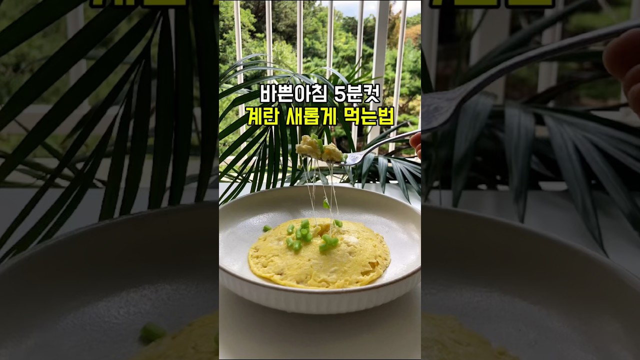 바쁜 아침에 계란 새롭게 먹는법 — 건강한끼 레시피 썸네일