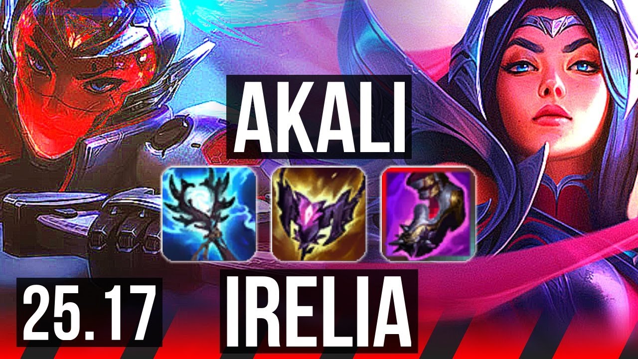 AKALI vs IRELIA (TOP) | EUW Master | 25.17
