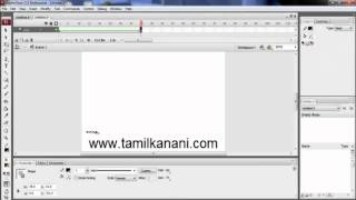 Adobe Flash Animation Tamil Video Tutorial, Tamil Computer videos