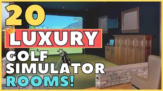20 LUXURY Home Golf Simulator Room Ideas! screenshot 2