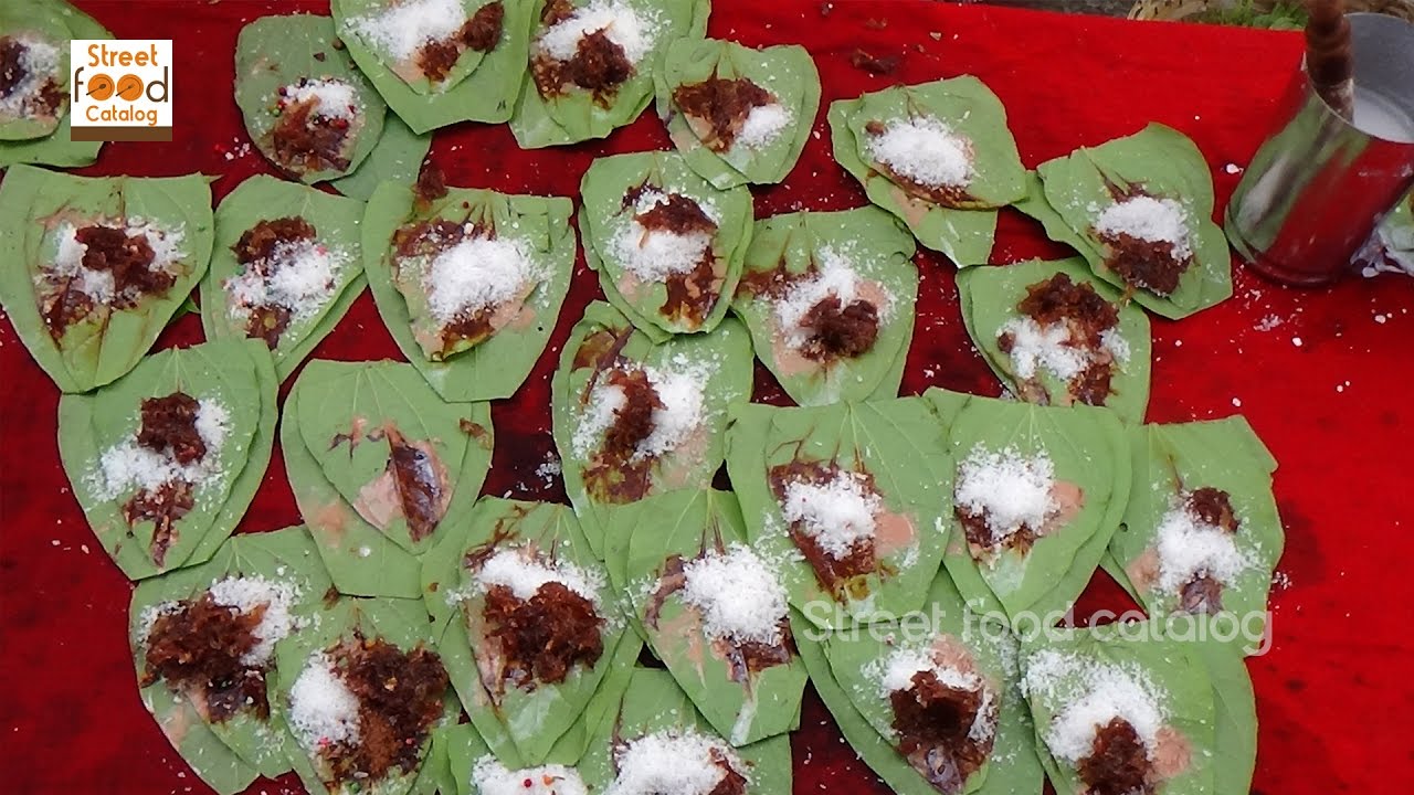 How to Make Hyderabad Sweet Paan || Meet Pan || Delhi Paan || Indian Street Food 2016 | Street Food Catalog