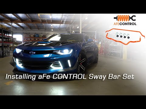 aFe CONTROL 2016-21 Chevy Camaro V6/V8 Sway Bar Install #afecontrol #swaybar #6thgencamaro