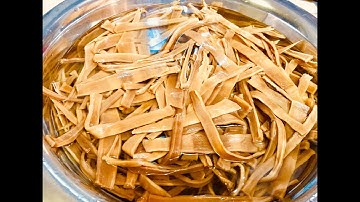 Cách luộc măng khô mau mềm, không đắng, và vô cùng nhanh - - Bếp Nhà Nội