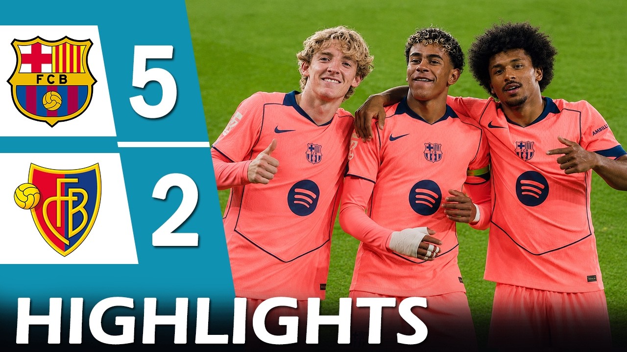Barcelona vs Basel 5-2 | Extended Highlights | Anthony Gordon Debut & Karim Adeyemi First Goal