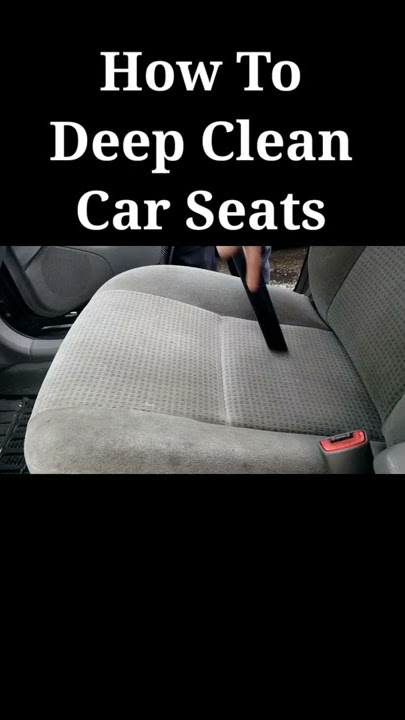 How To Clean Fabric Car Seats — AutoBead