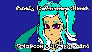 Candy's Reference Sheet! (Splatoon OC SpeedPaint)