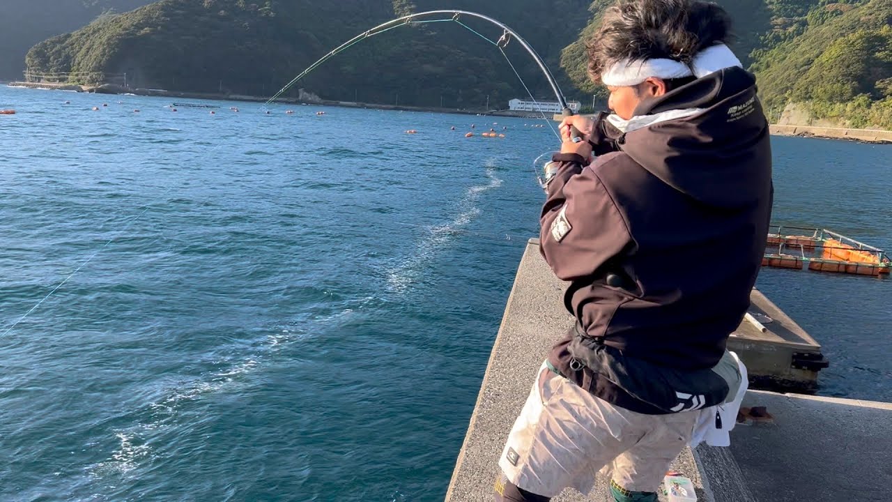 ごく普通の堤防に、いるはずのない憧れの巨大魚が出現！？の巻【大分釣り旅 #002】