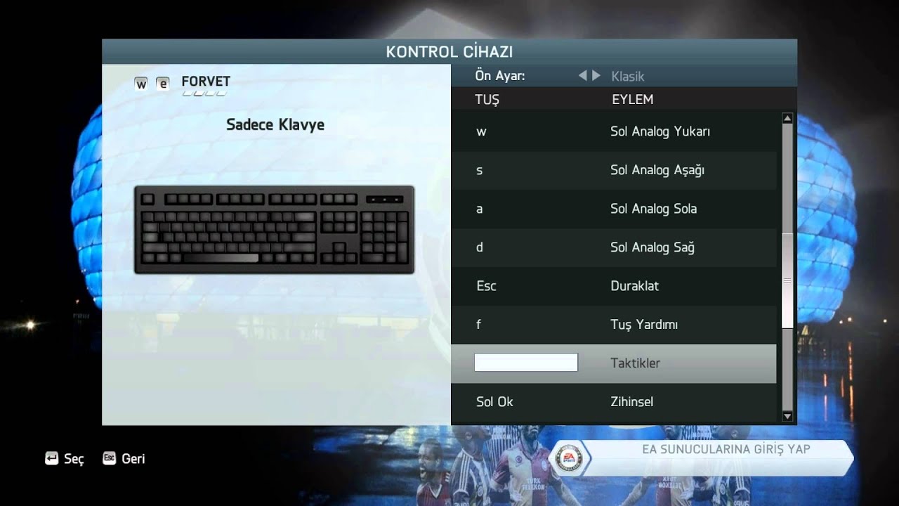 Fifa 14 Tus Ayarlari 10 Dakikada Devri Alem Youtube