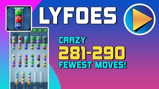 Lyfoes Crazy Levels 281 to 290 Walkthrough [100% Perfect!]