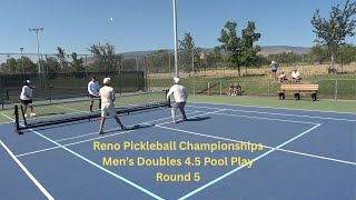 Reno Pickleball Championships Men's 4.5 Pool Play Round 5