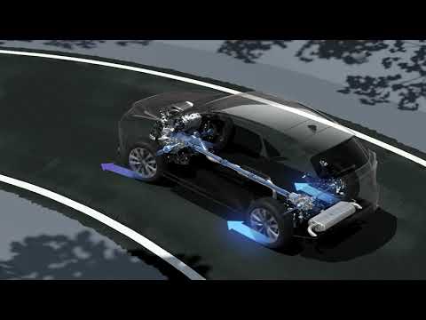 Lexus NX - AWD Driving Force Distribution Animation