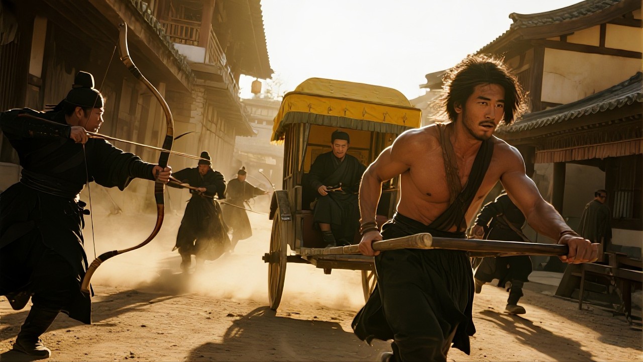 2025 Action Movie! Gangsters Chased Rickshaw Driver to Kill President, But He Crushed the Whole Gang