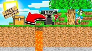 TROLLING My Pet ROBOT in MINECRAFT!