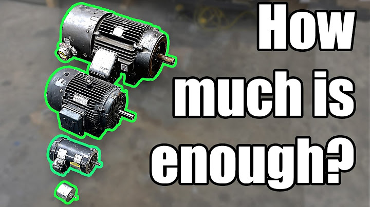 How To Size Electric Motors for Any Project: A Beginners Guide #085