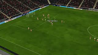 A.C. Milan vs Perugia - Diaby Goal 13 minutes
