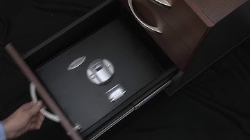 Top Opening Desk Drawer Biometric Safe by Barska (AX11556)