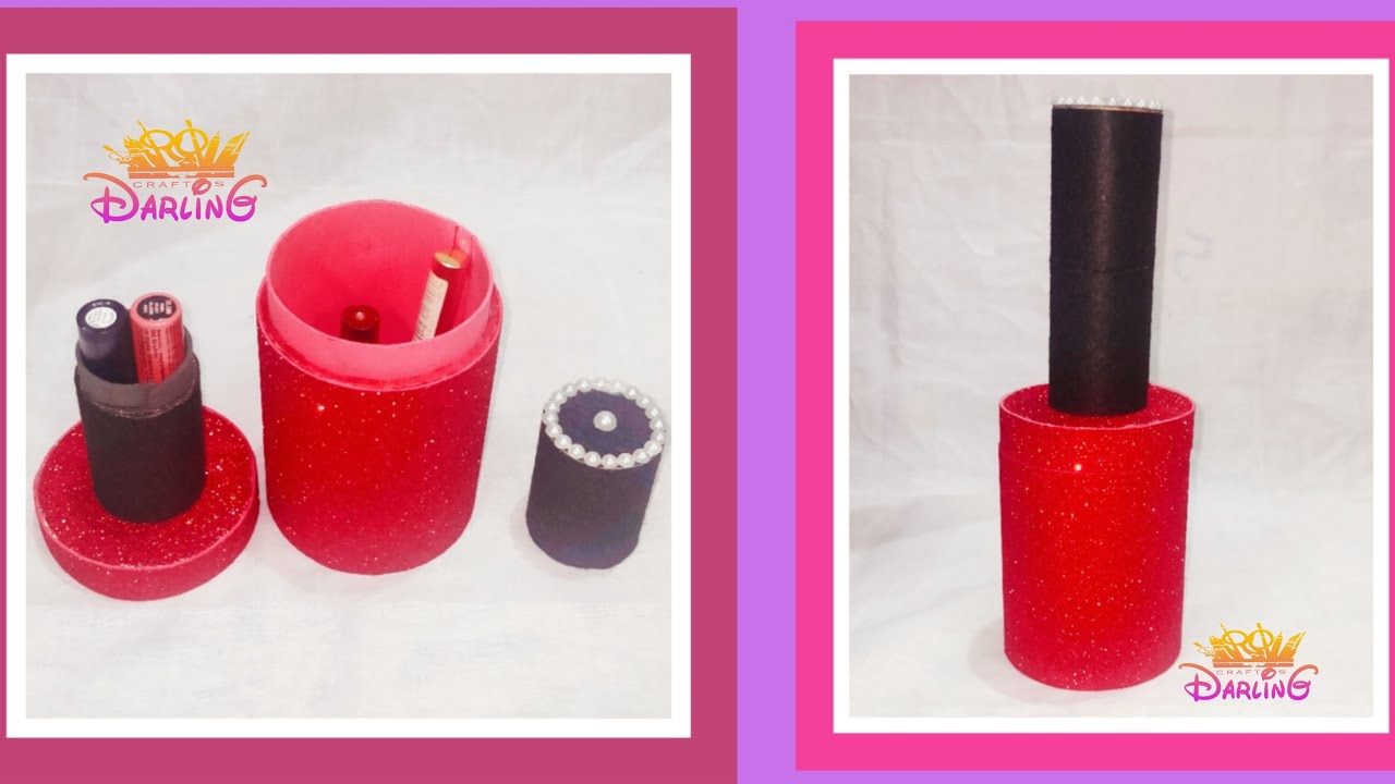Nail polish organizer diy || Tissue roll crafts || Cardboard tube diy