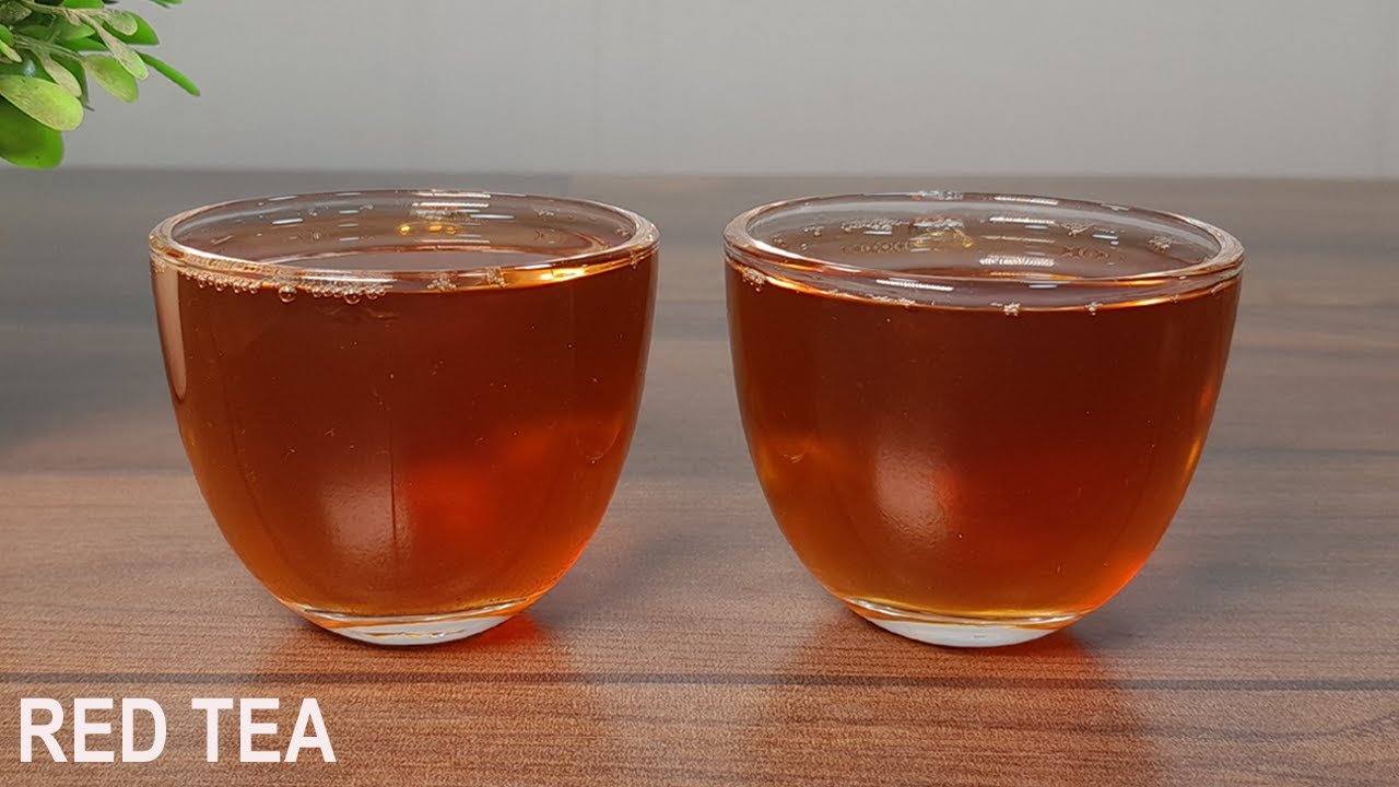 लाल चाय की रेसिपी | RED TEA RECIPE | अदरक की चाय | GINGER TEA RECIPE | LAL CHAI | BLACK TEA