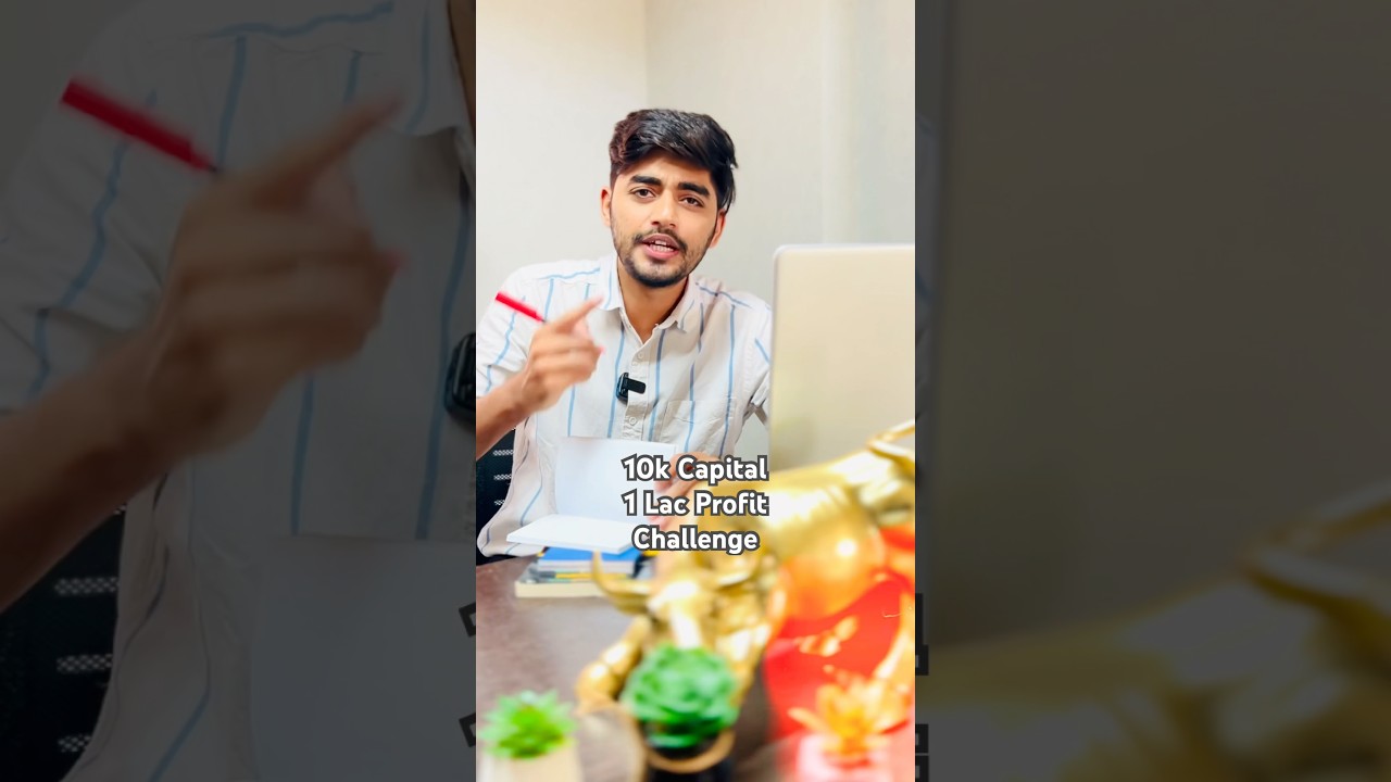 10k Capital Turn Into 1 Lac in 30 Days | Biggest Trading Challenge | Darshan Vyas |