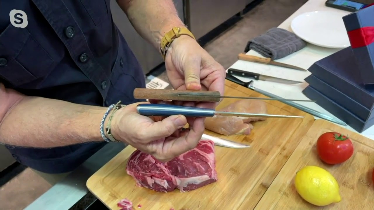 Geoffrey Zakarian 4Pc or 8Pc Steak Knife Set with Gift Box on QVC YouTube