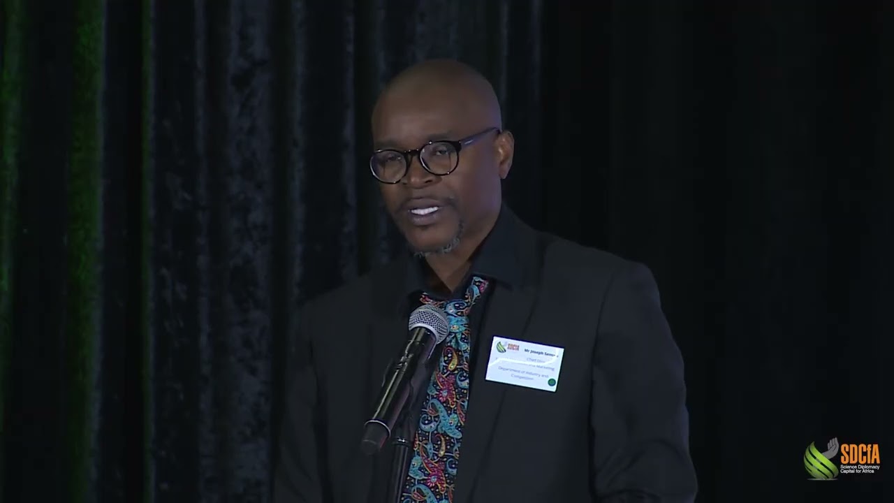 Mr Joseph Senona at the SDCfA launch event - 8 July 2022