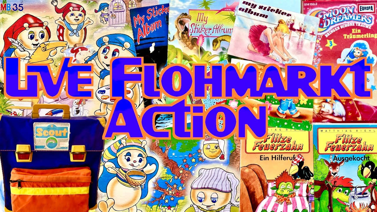RTT #128 : Live Flohmarkt Action *Alles aus der Schulzeit 🤩*