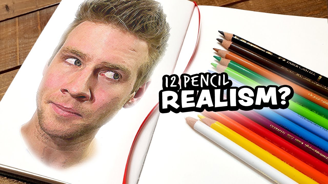 ⁣Can I Draw REALISM with only 12 Colored Pencils?