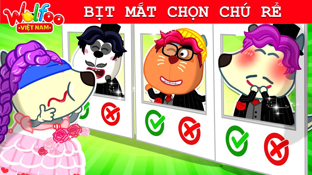 Wolfoo Việt Nam ⭐ Mẹ Wolfoo Chọn Nhầm Chú Rể Trong Show Hẹn Hò! | Hoạt Hình Thiếu Nhi