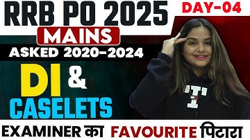Day-04 Last 5 Year Asked Data Interpretation in RRB PO MAINS / RRB CLERK MAINS 2025 | Minakshi Ma