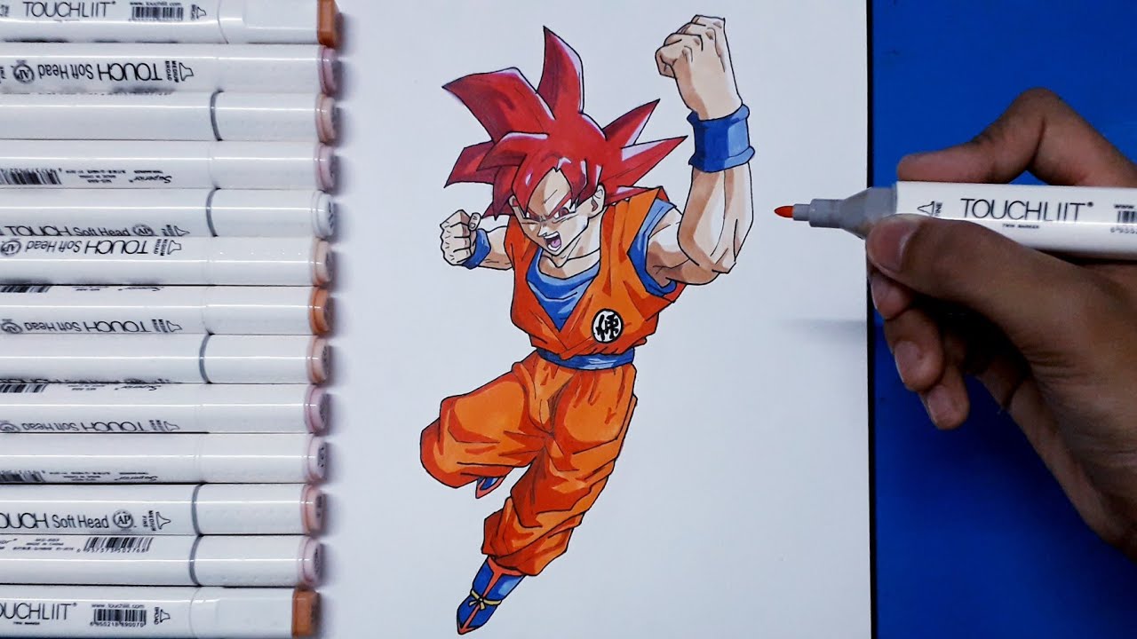 Vẽ Goku Mastered Ultra Instinct (Bản Năng Vô Cực Hoàn Thiện) | Drawing Goku  Mastered Ultra Instinct - Youtube