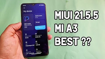 Mi A3 - MIUI v12.5.5.0 - Xiaomi EU - Stable