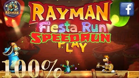 Rayman Fiesta Run Speedrun (100%) But No Loading Screens... (Read more in the Description)