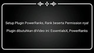 How to Use PowerRanks and Setup PowerRanks || PowerRanks Setup 1.17.x ||