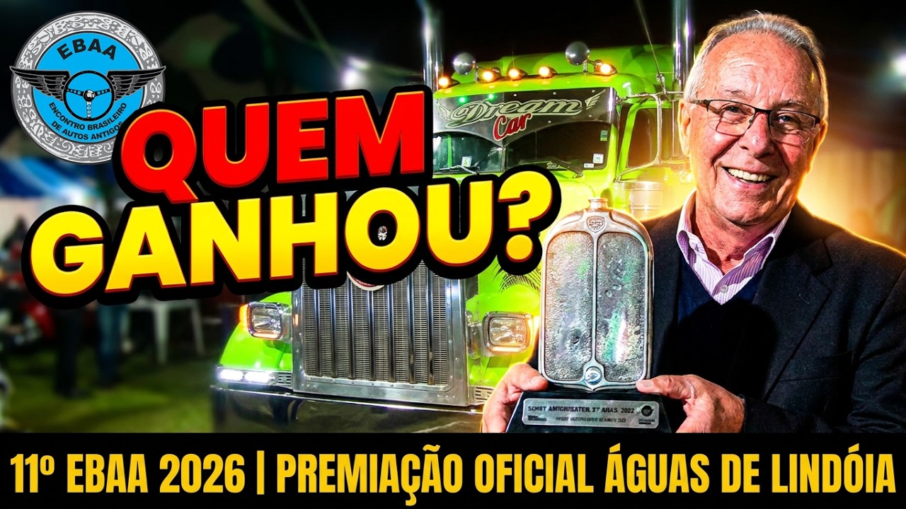 PREMIAÇÃO DO 11° EBAA 2026 – AGUÁS DE LINDÓIA