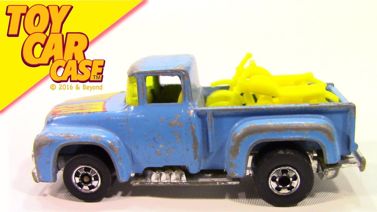 1973 hot wheels truck with motorcycles