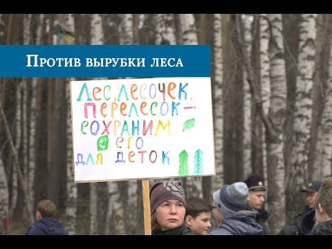 Митинг против вырубки леса в Закамске. 20 апреля.