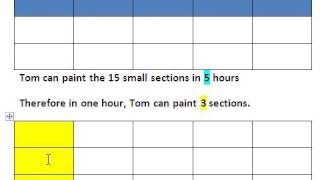 Algebra Word Problems- Work